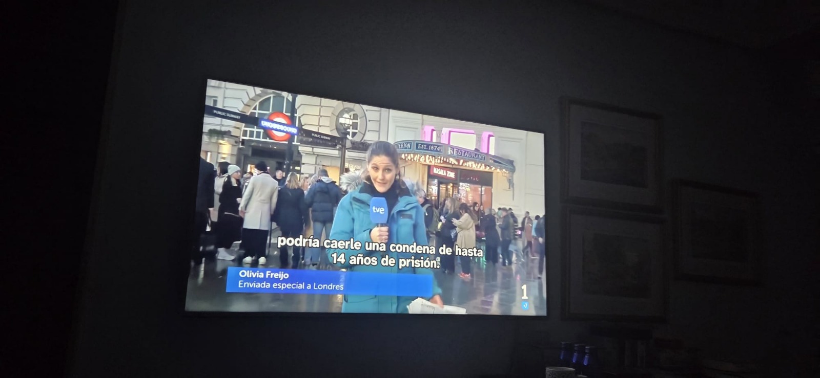 Olivia on Informe Semanal