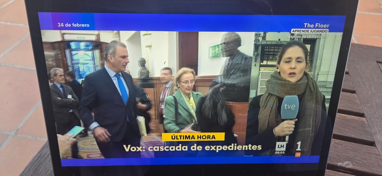 Olivia live on TV on Tuesday morning