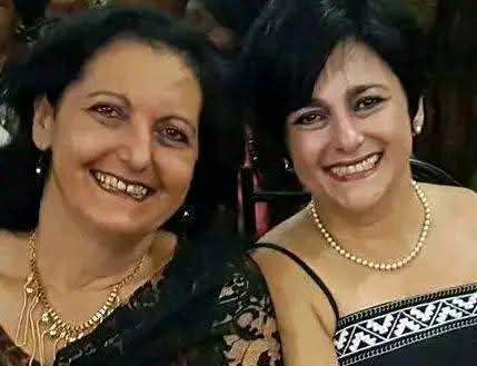 Eladio's Cuban cousins Lecinia and Rosa, photo taken at my nephew Miguel's wedding to a Cuban girl in Havana in January 2017, 9 years ago.