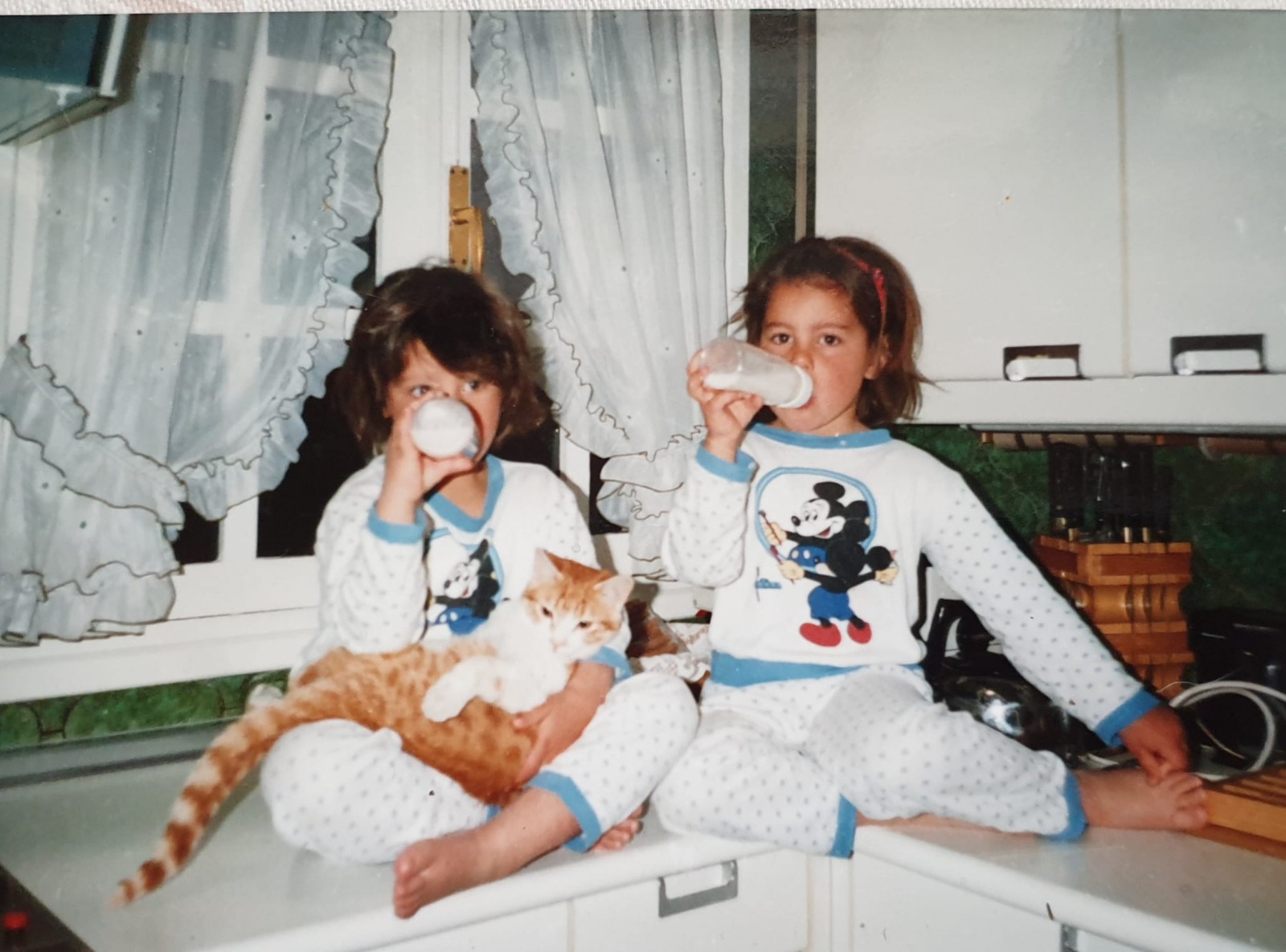 An old photo of the girls.